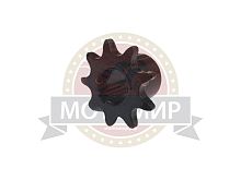 Звезда  9 зуб. (520) цепи, 15.875шаг, на вал d22мм, h28мм, шпонка 7мм, мотобуксировщик