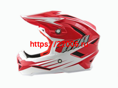 Мотошлем THH T-42 №2 red/white (S)