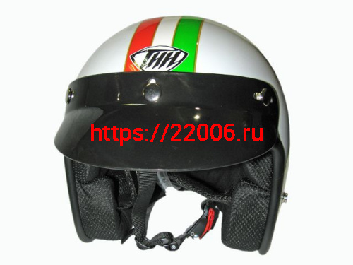 Мотошлем THH T-380 №8 white/green (XS)