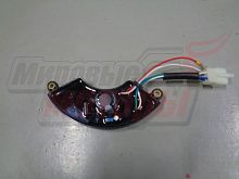 Регулятор напряжения 5кВт/6кВт 1-фазный,дуга,пластик (188F)