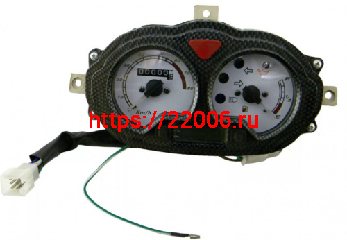 Спидометр THUNDER S, ZX-50, FLASH 50 S (механический ISO4) Спидометр THUNDER S, ZX-50, FLASH 50 S (механический ISO4)