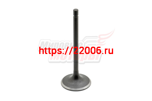 Клапан впускной 167FMM (250cc) LIFAN оригинал (большой)(длина 91 мм, D юбки 34 мм, d стержня 5,5 мм)