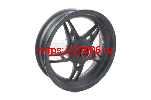 Обод 12" передний литой чёрный скутер (3,5"x12")