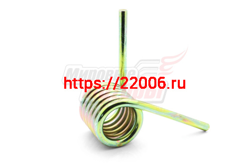 Пружина Буран катков короткая ЛЕВАЯ шт. (завод, Россия) (120 град.)