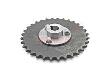 Звезда z=32 шаг 15,875 (посадка на вал 20мм) со сменной ступицей