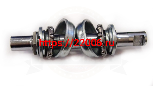 Кареточный узел в сборе (резьбовой, подшипник 3/16*11, чашки D-35мм + пыльник) JKB03 (EBA-03) фото 2