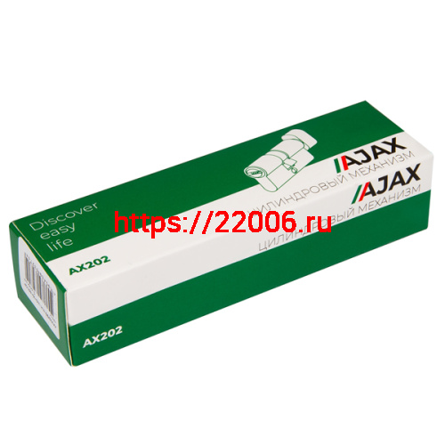 Цилиндровый Ajax (Аякс) механизм (AX202/110) AX2002Knob110 (50+10+50) CP хром с вертушкой фото 2