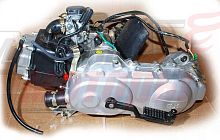 Двигатель 80см3 HX139QMB скутер, длинная ось (FT50QT-10) короткий вариатор(40см)