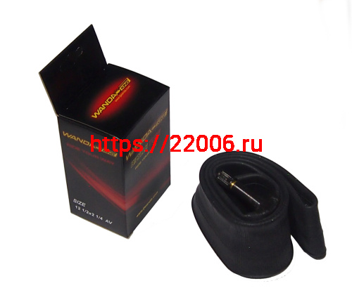 Велокамера 12" х 2.40 (1/2х21/4), бутиловая (фирм. качество), цвет.короб., а/вентиль WANDA Велокамера 12" х 2.40 (1/2х21/4), бутиловая (фирм. качество), цвет.короб., а/вентиль WANDA
