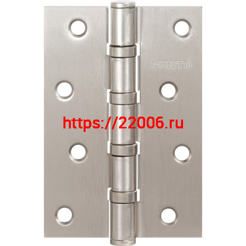 Петля Punto (Пунто) универсальная IN4100U PN (4B 100х70х2.5) мат.никель