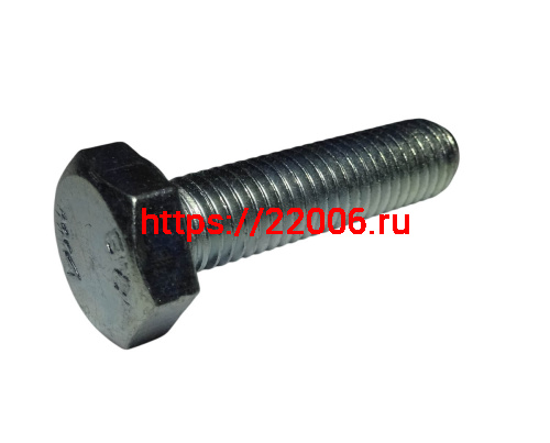 Болт оси катка М10*40мм (М10*35мм) оц.кл.пр.8,8 DIN 933 фото 2 Болт оси катка М10*40мм (М10*35мм) оц.кл.пр.8,8 DIN 933 фото 2