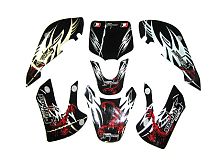 Комплект наклеек на кроссовый мотоцикл KIX SCORPION