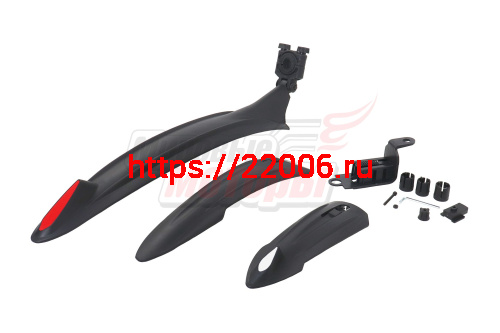 Крылья 24"-26'' для FAT BIKE (пластик) (пара) (щитки) XGNB-067(черные с отражателем) Крылья 24"-26'' для FAT BIKE (пластик) (пара) (щитки) XGNB-067(черные с отражателем)