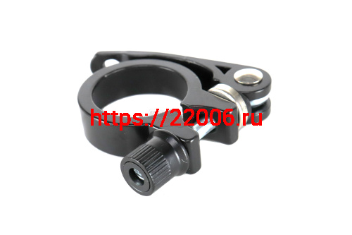 Зажим подседельный с эксцентриком 34,9 мм (черный)