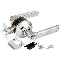 Ручка Punto (Пунто) защелка DK624 CP-BK (6024 CP-B) (фик.) хром