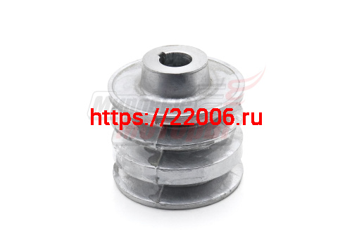 Шкив d19 мм ведущий 3-х ручейковый (Каскад) Шкив d19 мм ведущий 3-х ручейковый (Каскад)