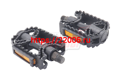 Педали детские 85х75 мм пластик 1/2 " (12,4мм) (пара) Педали детские 85х75 мм пластик 1/2 " (12,4мм) (пара)