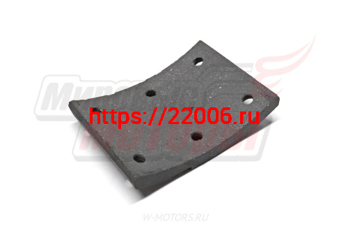 Накладка передней тормозной колодки Foton 1051, 1069 (110533-TF3501N-105B) фото 2