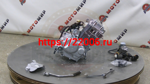 Двигатель 4т. 200 см3 169FML (CB200)  1а труба (типа ZS165)) фото 3