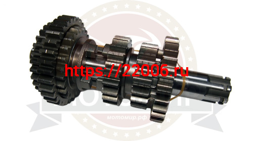 Вал вторичный CB250 см3 Zongshen ZS 172FMM в сборе (100203556)