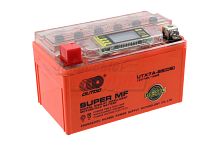 Аккумулятор 12В 7Ач OUTDO UTX7A-BS(DS) (аналог DS1207) С ДИСПЛЕЕМ(гелевый)(прямая полярн) (150*87*94мм)