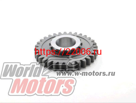 Шестерня Урал 2-ой скорости(32з) вторичного вала (6204211) (Россия, Завод) Шестерня Урал 2-ой скорости(32з) вторичного вала (6204211) (Россия, Завод)
