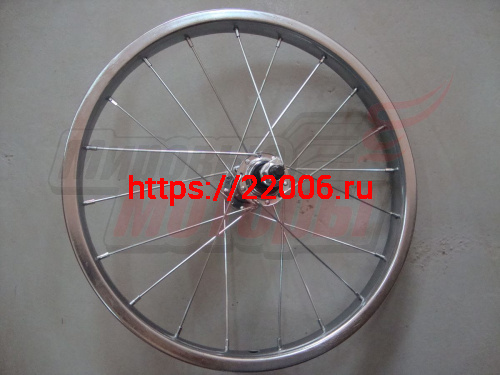 Обод 16" передний (ХРОМ) в сборе с втулк. Обод 16" передний (ХРОМ) в сборе с втулк.