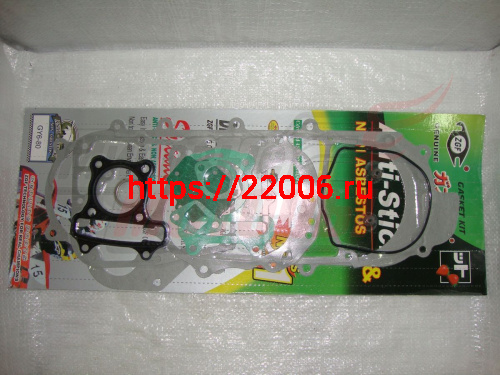 Набор прокладок двигателя скутер 139QMB 80см3 10" Набор прокладок двигателя скутер 139QMB 80см3 10"