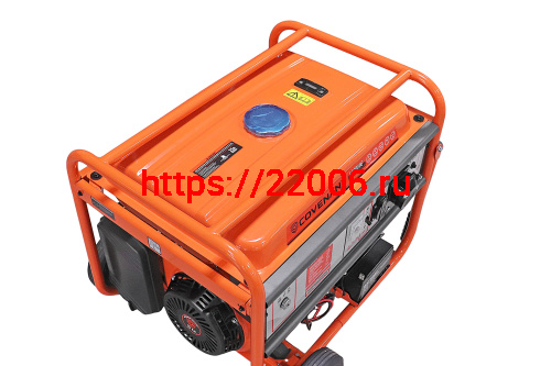 Генератор бенз. "COVENANT"  GG8000E (6,0/6,5кВт, LT190F, 15л.с., бак 25л, 86кг, электростартер, МЕДЬ) фото 3