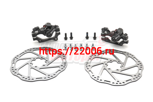 Тормоз дисковый (суппорт) задний(160/180)+передний(140/160)+2 диска+ болты "REPUTE DSC310" (КОМПЛ) Тормоз дисковый (суппорт) задний(160/180)+передний(140/160)+2 диска+ болты "REPUTE DSC310" (КОМПЛ)