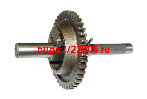 Вал кикстартера в сборе с блоком шестерней Урал (с задни ходом) (ИМЗ-8.103-04041) Вал кикстартера в сборе с блоком шестерней Урал (с задни ходом) (ИМЗ-8.103-04041)
