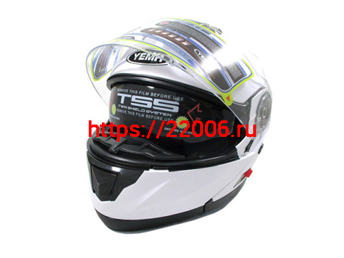 Мотошлем YM-926 белый (XS)