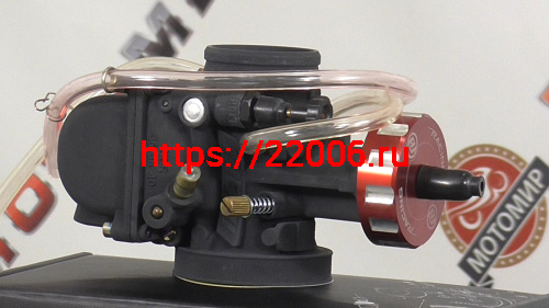 Карбюратор NIBBI Racing PWK40 (YJ), реком.двиг. 500-800 см3 (вход/выход 40 и 63 мм) фото 3