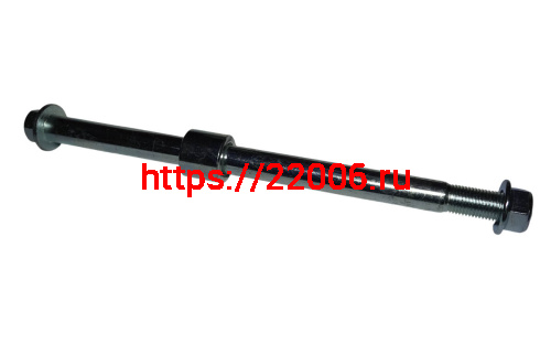 Ось переднего колеса (М14, D15, 250мм) HIRO 250 в сборе со втулкой и гайкой (T2BB010400A00100 )