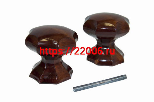 Ручка-кнопка veles (ВЕЛЕС) фигурная Красное дерево Ручка-кнопка veles (ВЕЛЕС) фигурная Красное дерево