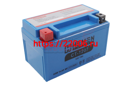 Аккумулятор 12В 7Ач HEMEN ENERGY CT1207 (UTX7A-BS(MF)) (кислотный, герметичный) (прямая полярн) (150*87*94мм) Аккумулятор 12В 7Ач HEMEN ENERGY CT1207 (UTX7A-BS(MF)) (кислотный, герметичный) (прямая полярн) (150*87*94мм)
