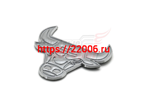 Наклейка объёмная "Голова буйвола" (8x10)