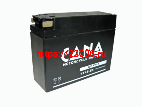 Аккумулятор CANA 12v/2,5hr YT4B-BS (40EN, VRLA) 20 (Suzuki - "узкая") Аккумулятор CANA 12v/2,5hr YT4B-BS (40EN, VRLA) 20 (Suzuki - "узкая")