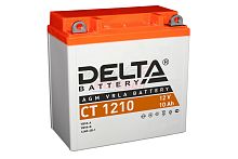 Аккумулятор 12В10Ач DELTA CT1210 (YB9-B/YB9-B/12N9-4B-1) (кислотный, герметичный) (прямая полярн) (137*77*135мм)