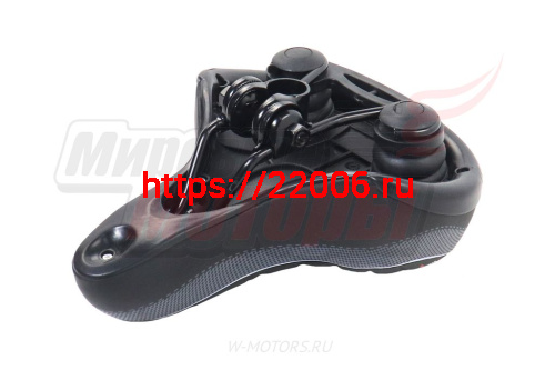 Седло вело с гелем (S-PTS07) на пружинах фото 2