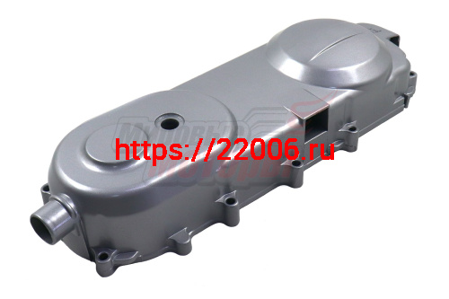 Крышка картера левая (вариатора) (139QMB) голая R12" серебристая
