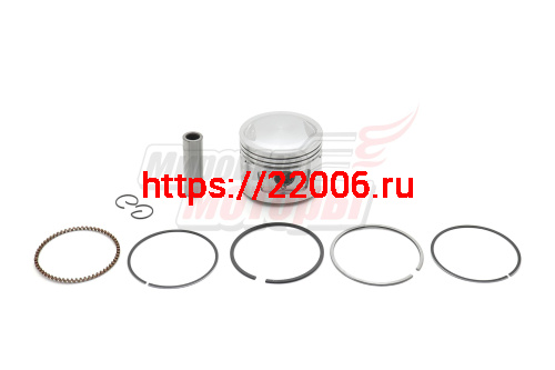 Поршень 162FMJ (150сс) в сборе 62 мм, h 53мм, палец 15*50мм (CG150) Поршень 162FMJ (150сс) в сборе 62 мм, h 53мм, палец 15*50мм (CG150)