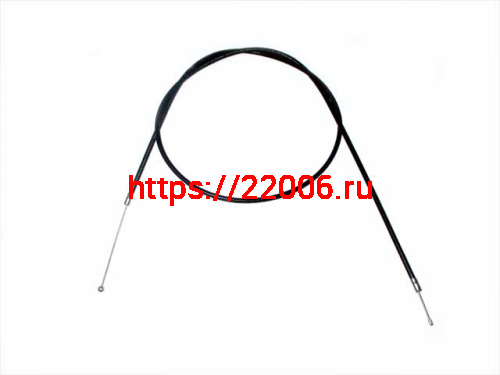 Трос газа Урал, Днепр старого образца (круглая бобышка 7 мм., 1235 x выход 115 мм., Китай)