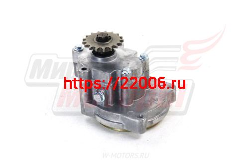 Редуктор понижающий на бензотриммер 5:1 (17 зубов) фото 2