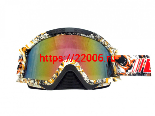 Очки F112 оправа желтая с защитой носа,линза радужная BSDDP Очки F112 оправа желтая с защитой носа,линза радужная BSDDP