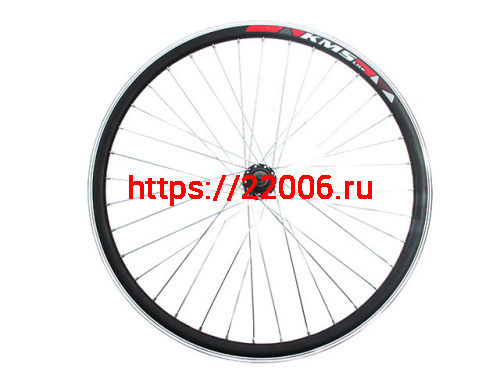 26" заднее колесо, алюм. двойн. обод, спортивное, цвет черный арт. 306262610-51