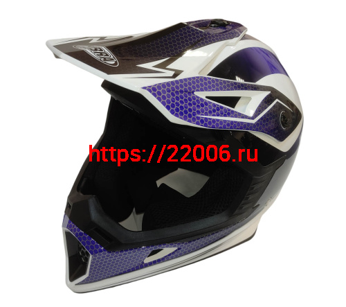 Шлем кроссовый COBRA EC H325, син/бел, крас/черн, бел/оранж, бел/лайм, син/жел., размер L