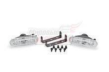 Фары галогеновые, прямоугольные, c кронштейном, 12х3.5 см., 12V55Вт лампа Н3 (ПАРА)