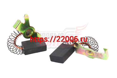 Щетки (№414) (8*16*25) Парма М Пружина,прямоуг-пятак уши Щетки (№414) (8*16*25) Парма М Пружина,прямоуг-пятак уши