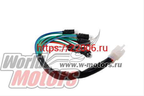 Проводка щитка приборов Delta, Zodiak, ОВ-70 (разъемы 6+1) Проводка щитка приборов Delta, Zodiak, ОВ-70 (разъемы 6+1)